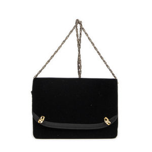 Gucci Flap Crossbody in Black Velvet Canvas
